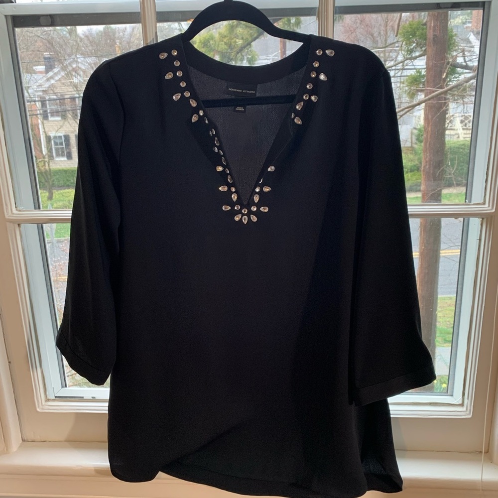 Decorative Collar Blouse